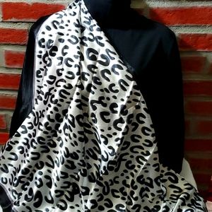 Ladies Sheer, Silk Style Scarf w/a classy design - $12 - NWT.